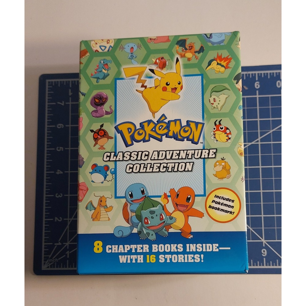 Pokemon Classic Adventure Collection 8 Chapter Books with 16 Stories Box Set